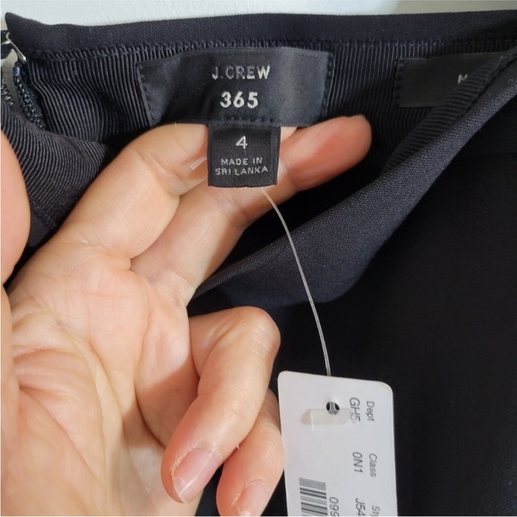 NWT J Crew No.2 Stretch Wool Pencil Skirt Size 4 - Picture 6 of 7